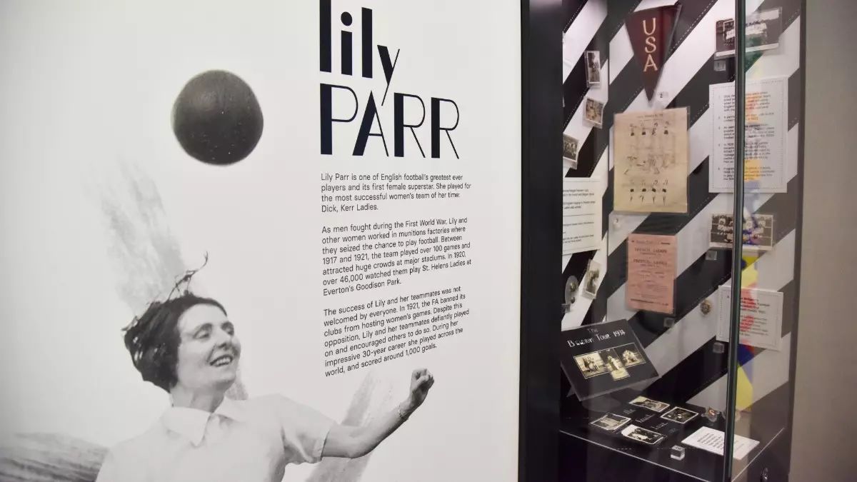 Lily Parr, homenajeada en el Museo Nacional del Fútbol de Manchester